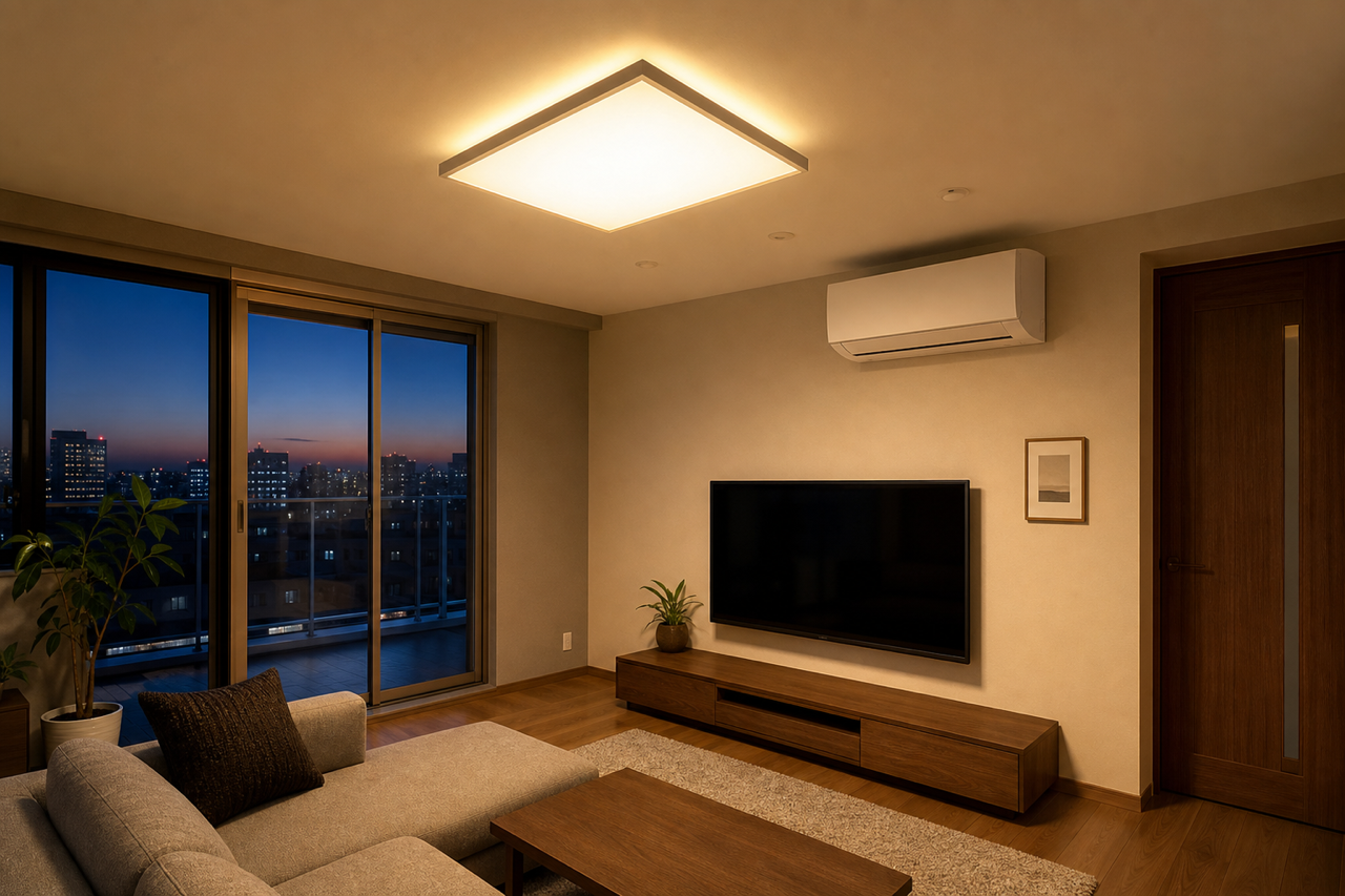 快適な電気設備の住居イメージ